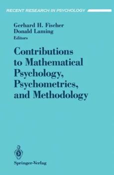 Paperback Contributions to Mathematical Psychology, Psychometrics, and Methodology Book