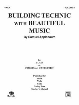 Paperback Building Technic with Beautiful Music, Bk 2: Viola Book