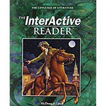 Paperback McDougal Littell Language of Literature: The Interactive Reader (Student) Grade 8 Book