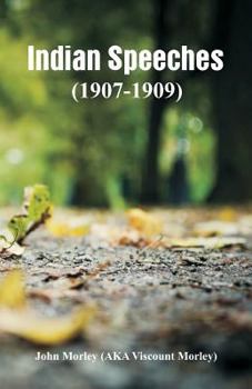 Paperback Indian Speeches (1907-1909) Book