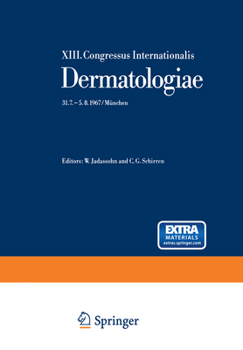 Paperback Dermatologie: XIII. Congress Internationalis 31.7.-5.8.1967/München Book