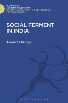 Hardcover Social Ferment in India Book