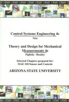 Paperback Control Systems Engineering 4C/Theory and Design for Mechanical Measurements 4e Book