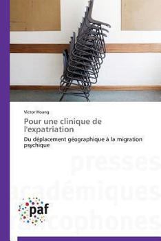 Paperback Pour Une Clinique de l'Expatriation [French] Book