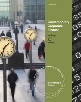 Paperback Contemporary Corporate Finance. Book