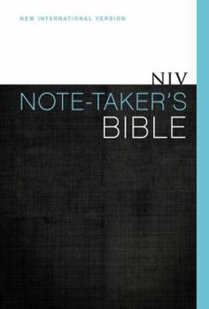 Hardcover Note-Taker's Bible-NIV Book