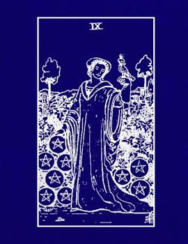 Paperback Nine of Pentacles: Tarot Diary Log Book, Record and Interpret Readings, Lined Notebook Journal for Tarot Lovers Book