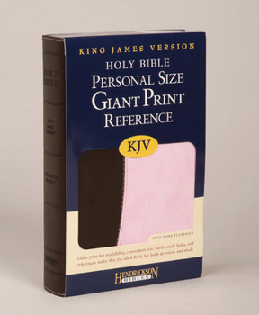 Imitation Leather Personal Size Giant Print Reference Bible-KJV [Large Print] Book