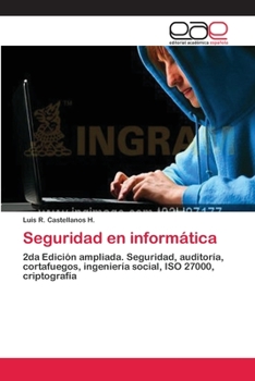 Paperback Seguridad en informática [Spanish] Book