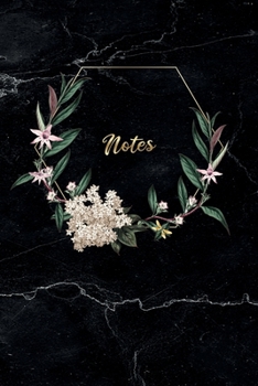 Notes: Notizbuch Boho Marble | ca. DIN A5 (6x9''), liniert, 108 Seiten, Marmor Vintage Design | für Notizen, Termine und Skizzen - Ideal als ... Semesterplaner, Journal (German Edition)