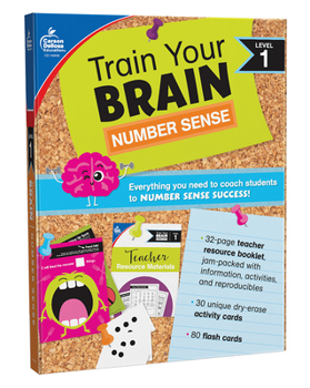 Misc. Supplies Train Your Brain: Number Sense Level 1 Book