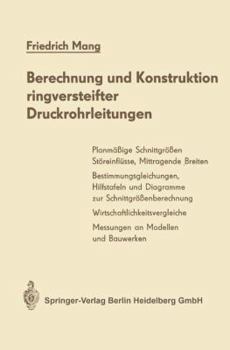 Paperback Berechnung Und Konstruktion Ringversteifter Druckrohrleitungen [German] Book