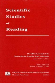 Paperback Reading Development in Adults: A Special Issue of scientific Studies of Reading Book