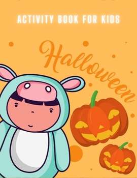 Paperback Halloween Avtivity Book for Kids Book