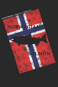 Paperback Wikstroem - Notes: Norway Salmon Fish Fishing used look - Notebook 6x9 dot grid Book