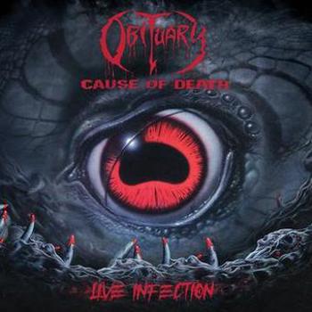 Music - CD Cause Of Death   Live Infection Cd/Blu R Book