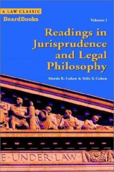 Paperback Readings in Jurisprudence and Legal Philosophy: Volume I Book