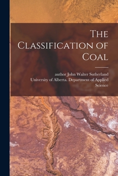 Paperback The Classification of Coal Book