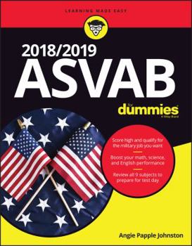 Paperback 2018 / 2019 ASVAB for Dummies Book