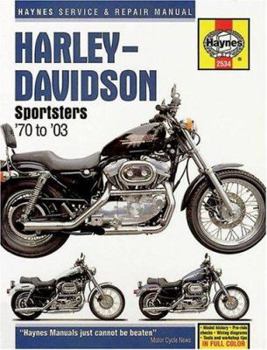 Hardcover Harley Davidson Sportsters 1970-2003 Book