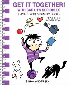 Calendar Sarah's Scribbles 16-Month 2019-2020 Monthly/Weekly Planner Calendar Book