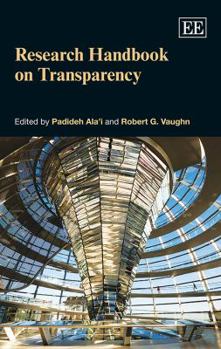 Hardcover Research Handbook on Transparency Book