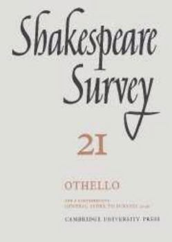 Shakespeare Survey 21, Othello, with Index 11-20 - Book #21 of the Shakespeare Survey