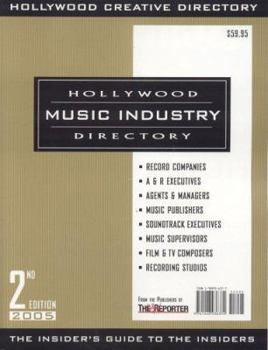 Paperback Hollywood Music Industry Directory, 2nd Edition Book