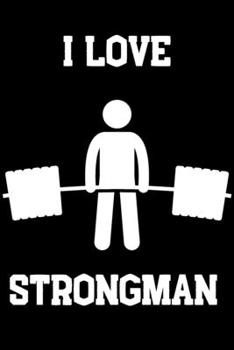 Paperback Strongman: Strongman Notebook; Strongwomen Notebook; Strongman Training; Strongman Books; Weights Training Notebook; 6x9inch Note Book