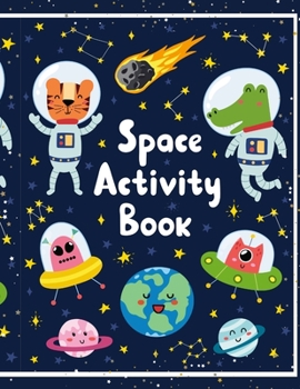 Paperback Space Activity Workbook - Children's Book