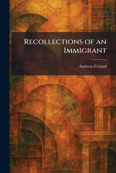 Paperback Recollections of an Immigrant Book