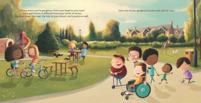 Hardcover Gorgeous: A Rhyming Picture Book about Self Love, Confidence, and Embracing Your Uniqueness Book