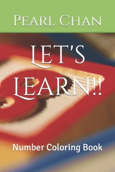Paperback Let's Learn!!: Number Coloring Book