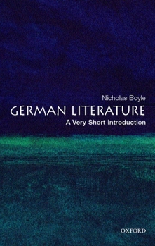 Paperback German Literature: A Very Short Introduction Book