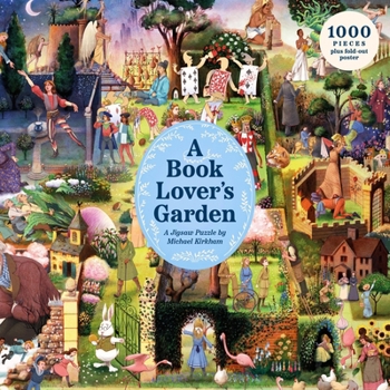 Misc. A Book Lover's Garden: A 1000 Piece Puzzle Book