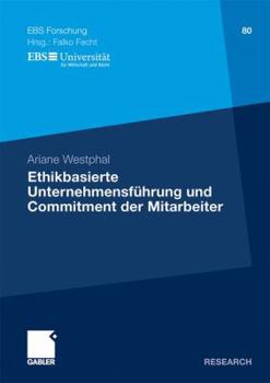 Paperback Ethikbasierte Unternehmensführung Und Commitment Der Mitarbeiter [German] Book