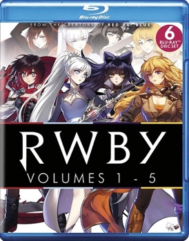Blu-ray RWBY Volumes 1-5 Book