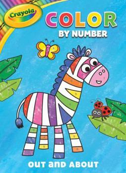 Paperback Crayola Out and About Color by Number Book