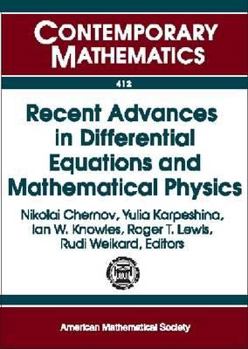 Paperback Recent Advances in Differential Equations and Mathematical Physics (Contemporary Mathematics) Book