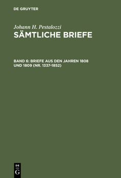 Hardcover Briefe aus den Jahren 1808 und 1809 (Nr. 1337-1852) [German] Book