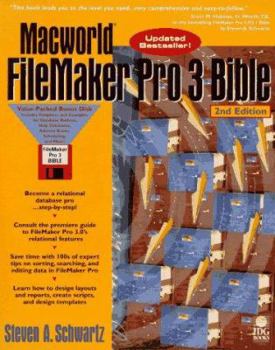 Paperback MacWorld FileMaker Pro 3 Bible, with Disk Book