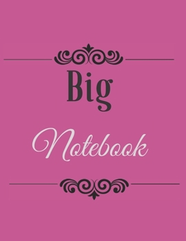 Paperback Big Notebook: 4 Vol 400 Page Desk Classic College Journal Which Is Heavy Big Notebook Is For All Writing Styles And Writing Implemen Book