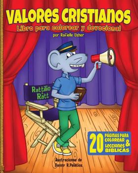 Paperback Valores Cristianos: Libro para colorear y devocional (Spanish Edition) [Spanish] Book