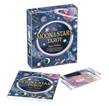 Product Bundle The Moon & Stars Tarot: Includes a Full Deck of 78 Specially Commissioned Tarot Cards and a 64-Page Illustrated Book