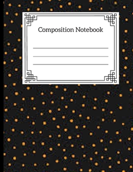 Composition Notebooks: Notebook Gift For Girls: Lined Notebook With Dotted Softcover!