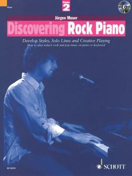 Paperback Discovering Rock Piano Vol. 2 : Develop Styles Solo Lines Creative Playing Book