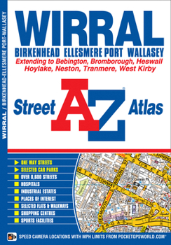 Paperback Wirral A-Z Street Atlas Book