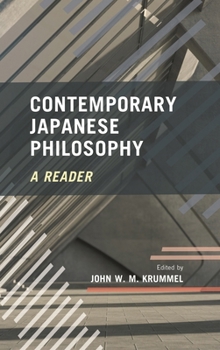 Hardcover Contemporary Japanese Philosophy: A Reader Book