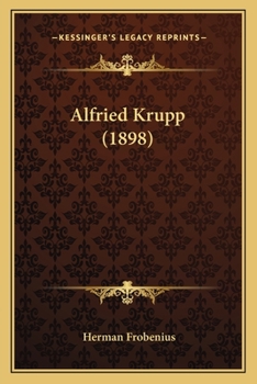 Paperback Alfried Krupp (1898) [German] Book