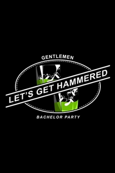 Paperback Notebook, 120 Pages: Bachelor Party - Guestbook - Dot Matrix - White Paper - 6x9 Zoll Book